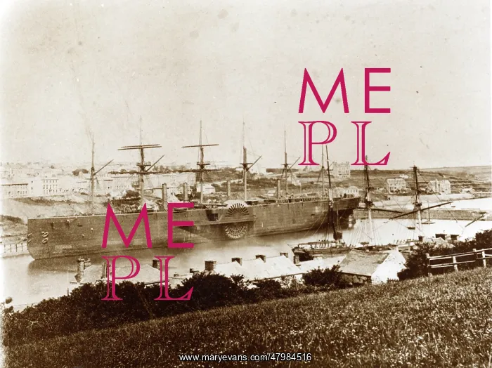 : Brunel's SS Great Eastern, Milford Haven, South Wales : Brunel's SS Great Eastern, Milford Haven, South Wales