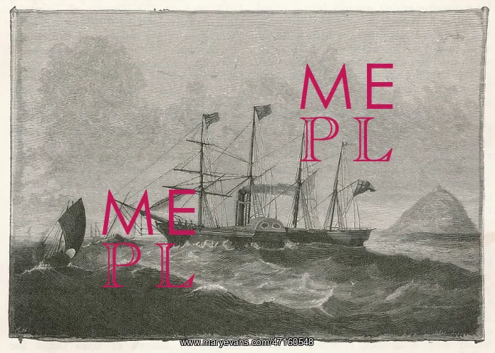 : Brunel's SS Great Western at sea : Brunel's SS Great Western at sea