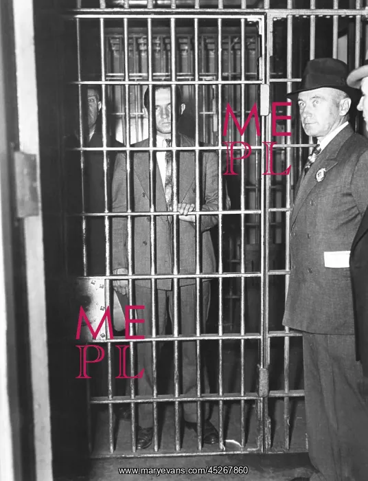 : Bruno Hauptmann after his arrest as the receiver : Bruno Hauptmann after his arrest as the receiver