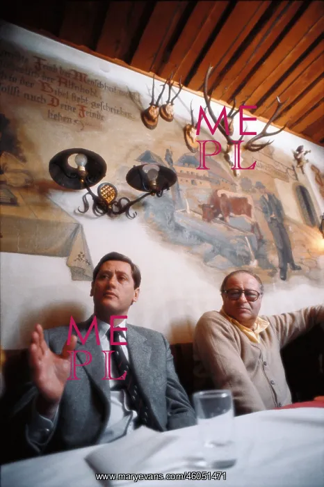 : Bruno Kreisky and Hannes Androsch : Bruno Kreisky and Hannes Androsch