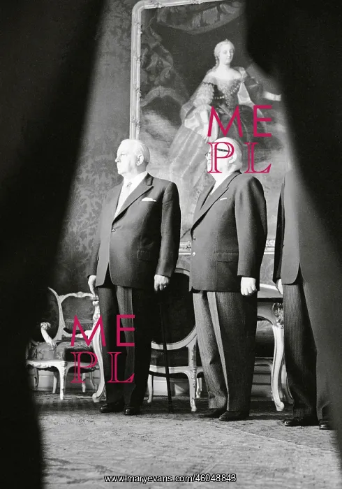 : Bruno Pittermann and Alfons Gorbach : Bruno Pittermann and Alfons Gorbach