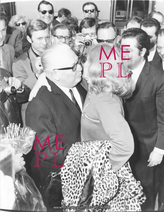 : Bruno Pittermann and Melina Mercouri : Bruno Pittermann and Melina Mercouri