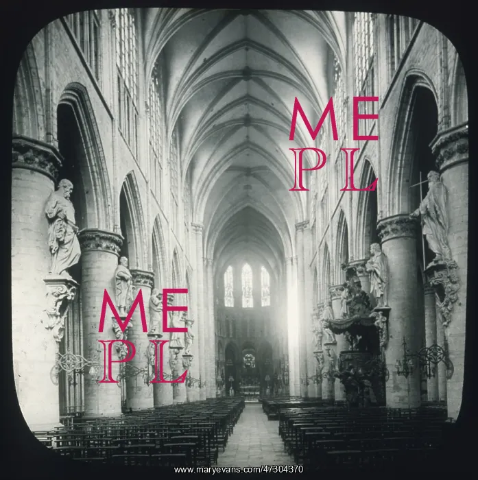 : Brussels - Cathedral - circa 1900