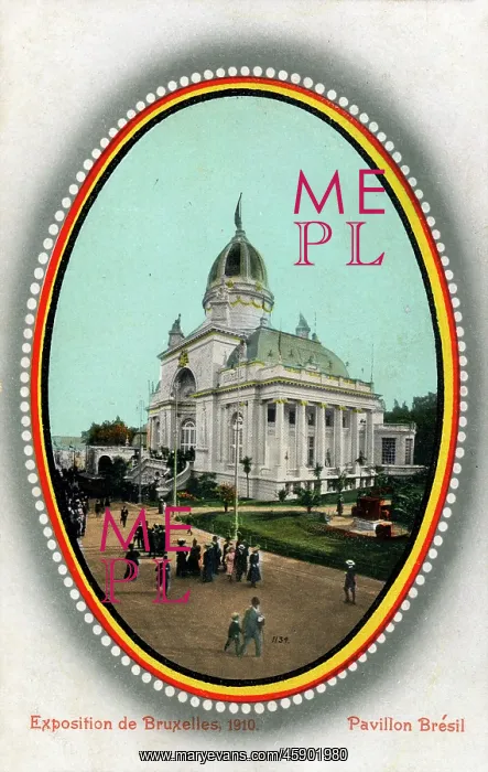 : Brussels Exhibition of 1910 - Pavilion Bresil : Brussels Exhibition of 1910 - Pavilion Bresil