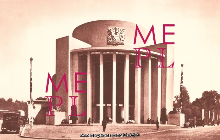 : Brussels Expo 1935, Great Britain Pavilion : Brussels Expo 1935, Great Britain Pavilion