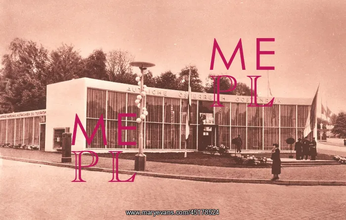 : Brussels Expo 1935, Pavilion Of Austria : Brussels Expo 1935, Pavilion Of Austria