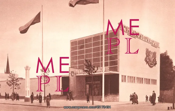 : Brussels Expo 1935, Pavilion Of Czechoslovakia : Brussels Expo 1935, Pavilion Of Czechoslovakia