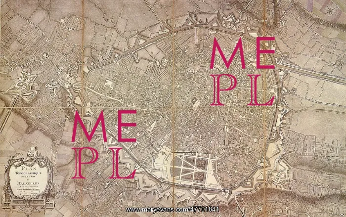 : Brussels Topography 1777 : Brussels Topography 1777