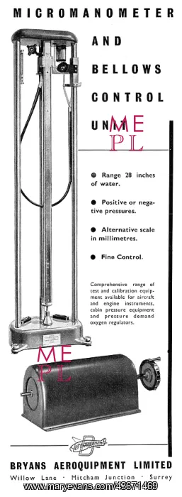  : Bryans Aeroquipment Instrument Test Equipment
