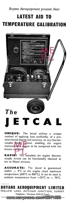 : Bryans Aeroquipment Jetcal For Jet Engine : Bryans Aeroquipment Jetcal For Jet Engine