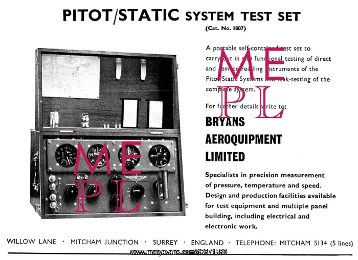 : Bryans Aeroquipment Precision Measuring & Test Equipment : Bryans Aeroquipment Precision Measuring & Test Equipment