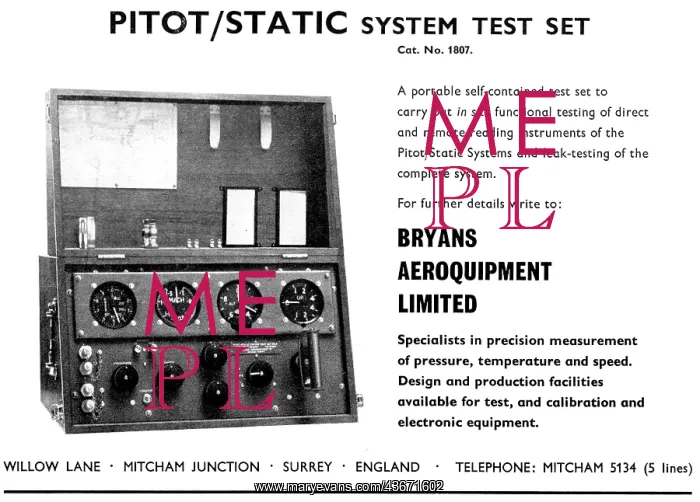 : Bryans Aeroquipment. Precision Measuring & Test Equipment : Bryans Aeroquipment. Precision Measuring & Test Equipment
