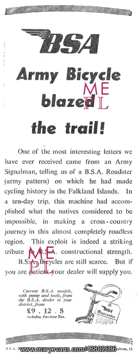 : BSA Army Bicycles : BSA Army Bicycles