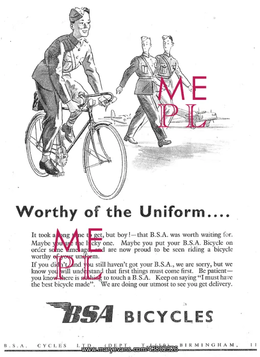 : BSA Bicycles