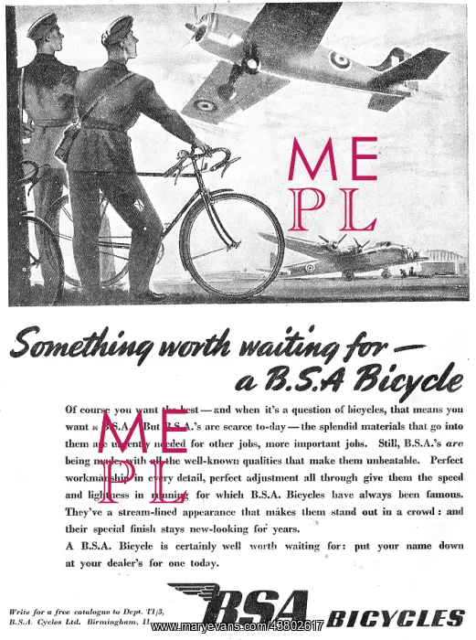  : BSA Bicycles