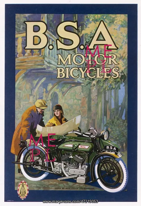  : BSA Motorbike 1926