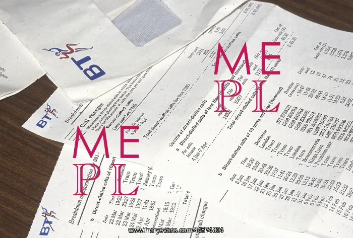  : B.T. PHONE BILL