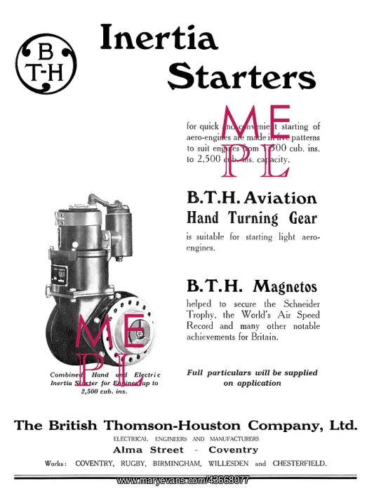 : BTH Aircraft Magnetos : BTH Aircraft Magnetos