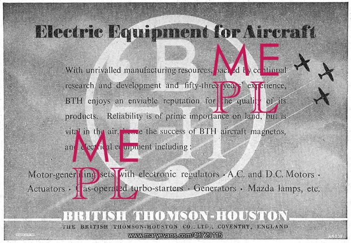 : BTH Electric Equipment For Aircraft : BTH Electric Equipment For Aircraft