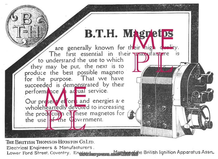  : BTH Magnetos