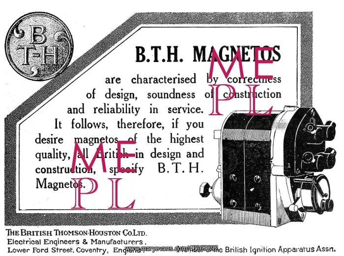  : BTH Magnetos