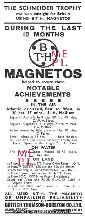  : BTH Magnetos