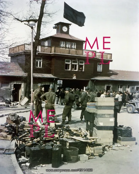 : Buchenwald concentration camp - building at the entrance : Buchenwald concentration camp - building at the entrance