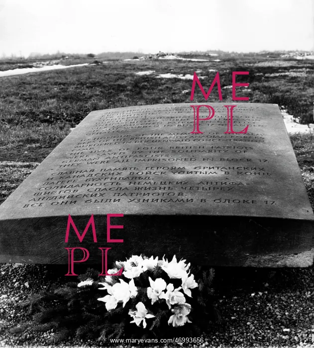 : Buchenwald memorial stone, former concentration camp : Buchenwald memorial stone, former concentration camp