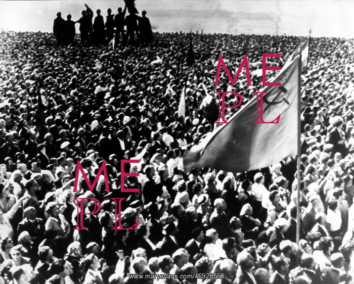 : Buchenwald monument inaugurated with large crowd : Buchenwald monument inaugurated with large crowd