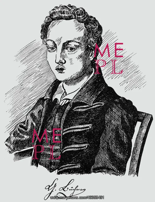 : Buchner, Georg 17.10.1813 - 19.2.1837, German : Buchner, Georg 17.10.1813 - 19.2.1837, German