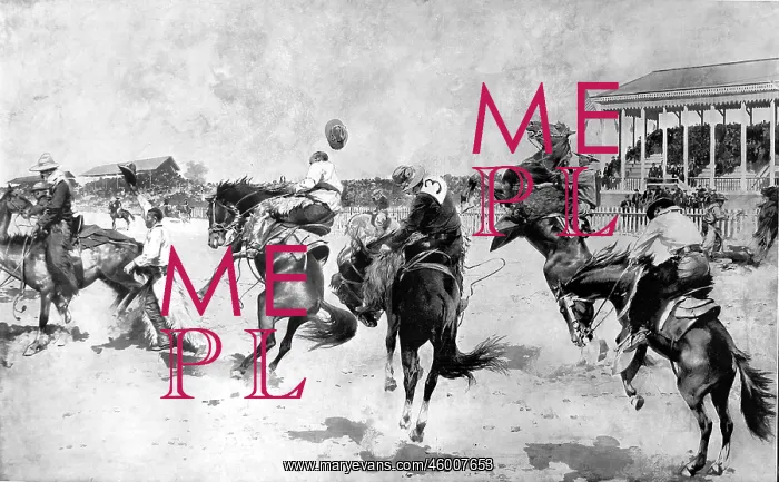 : Bucking broncho Competition in Wyoming, 1908 : Bucking broncho Competition in Wyoming, 1908