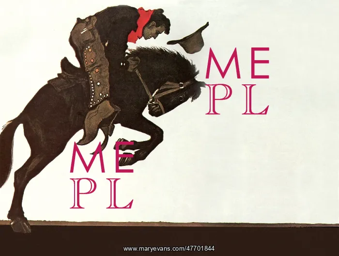  : Bucking Horse and Rider