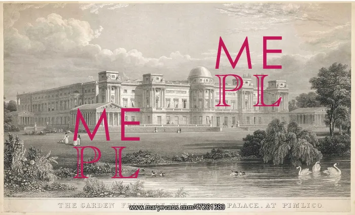 : BUCKINGHAM HOUSE 1830S : BUCKINGHAM HOUSE 1830S