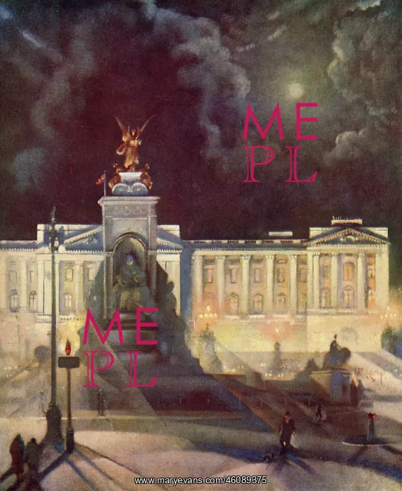 : Buckingham Palace floodlit : Buckingham Palace floodlit