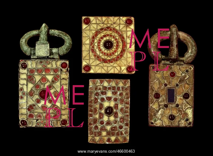 : Buckles and buckle plaques (6th-7th c.). Visigothic : Buckles and buckle plaques (6th-7th c.). Visigothic