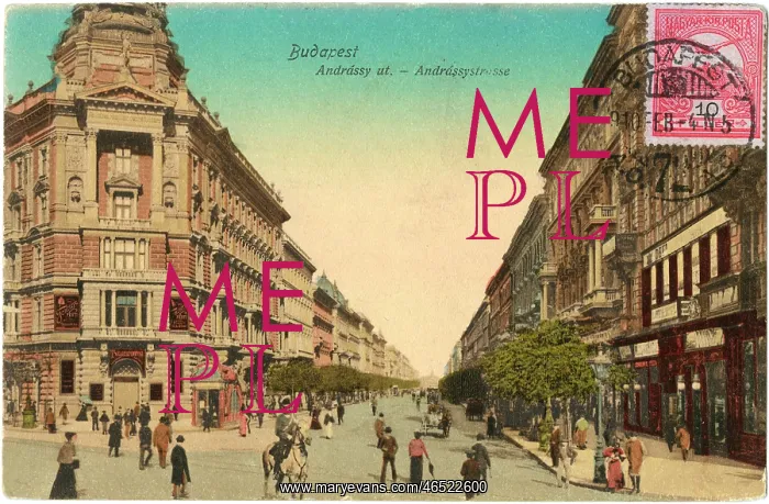  : Budapest, Hungary - Andrassy Street