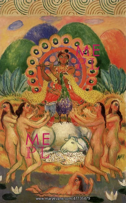 : Buddha and the Maidens, a Decoration : Buddha and the Maidens, a Decoration