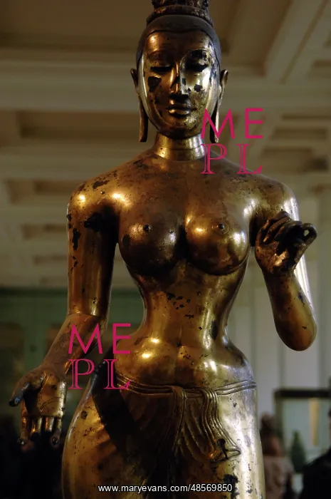 : Buddhist goddess, Tara. Bronze statue. 8th century. From Sri : Buddhist goddess, Tara. Bronze statue. 8th century. From Sri