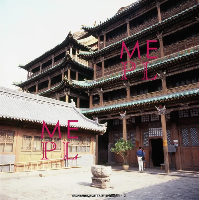 : Buddhist monastery in Datong, Shanxi, China : Buddhist monastery in Datong, Shanxi, China