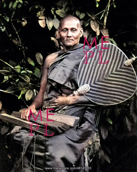 : Buddhist priest, Ceylon (Sri Lanka) : Buddhist priest, Ceylon (Sri Lanka)
