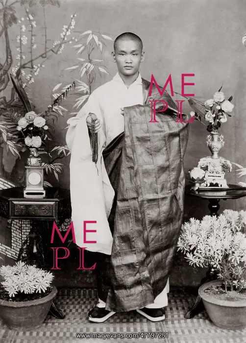  : Buddhist priest, China, c.1900