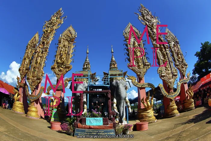 : Buddhist Shrine, Golden Triangle, Thailand : Buddhist Shrine, Golden Triangle, Thailand