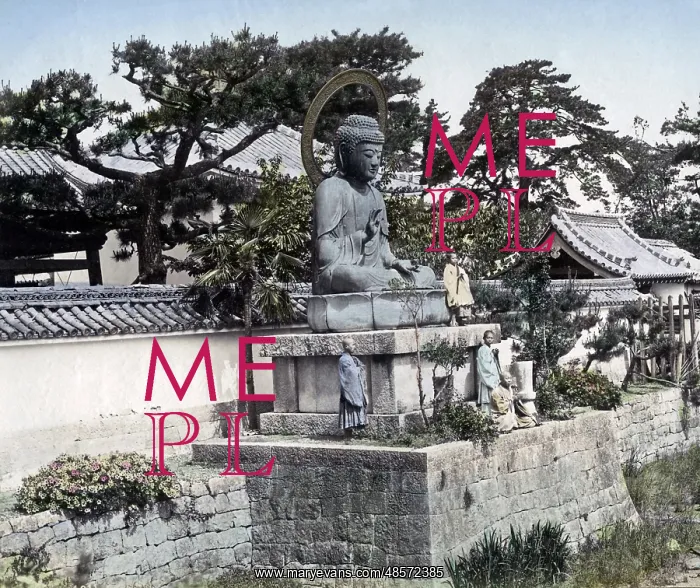: Buddhist statue at Shinkoji temple, Hyogo, near Kobe, Japan : Buddhist statue at Shinkoji temple, Hyogo, near Kobe, Japan