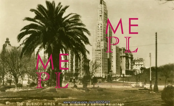 : Buenos Aires - British Plaza and Kavanagh Building : Buenos Aires - British Plaza and Kavanagh Building