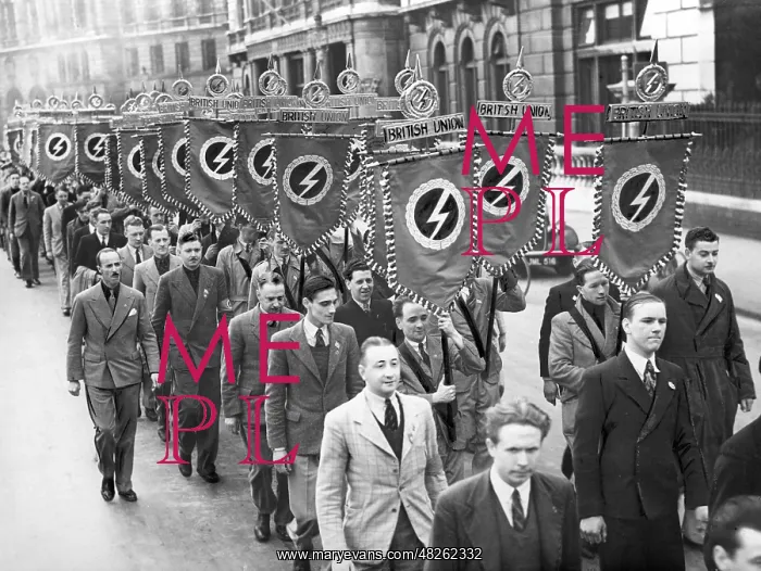 : BUF march in London, 1939 : BUF march in London, 1939