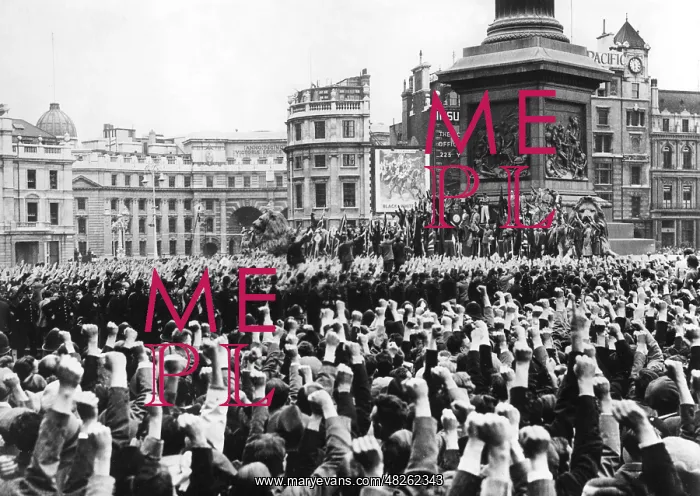 : BUF march on Trafalgar Square, 1937 : BUF march on Trafalgar Square, 1937