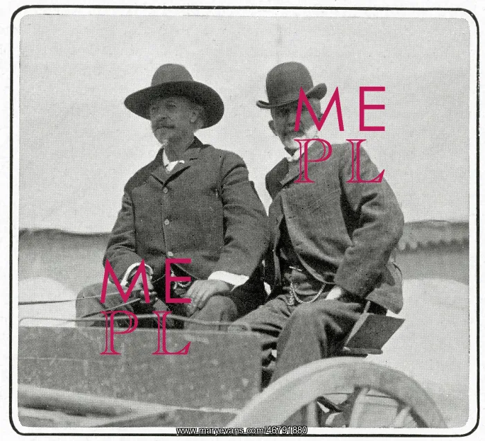 : Buffalo Bill with Nate Salsbury : Buffalo Bill with Nate Salsbury
