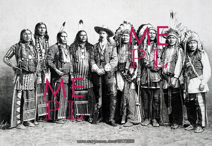 : Buffalo Bill and the Red Indian Chiefs from his : Buffalo Bill and the Red Indian Chiefs from his