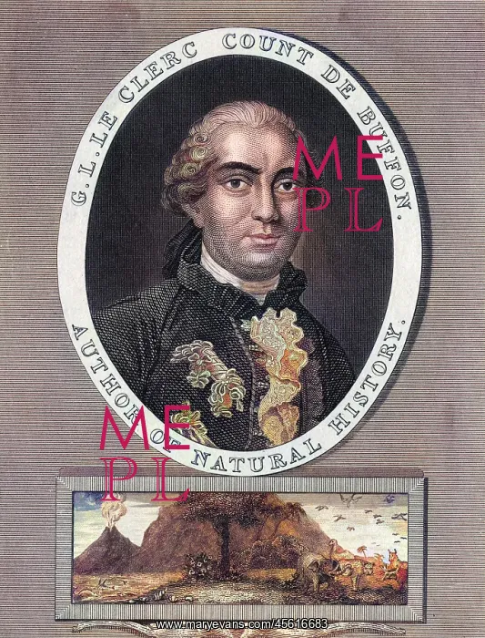 : BUFFON. GEORGES-LOUIS LECLERC alias BUFFON (1707 - 1788), French naturalist : BUFFON. GEORGES-LOUIS LECLERC alias BUFFON (1707 - 1788), French naturalist