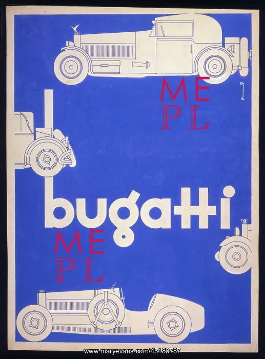 : BUGATTI POSTER 3 : BUGATTI POSTER 3